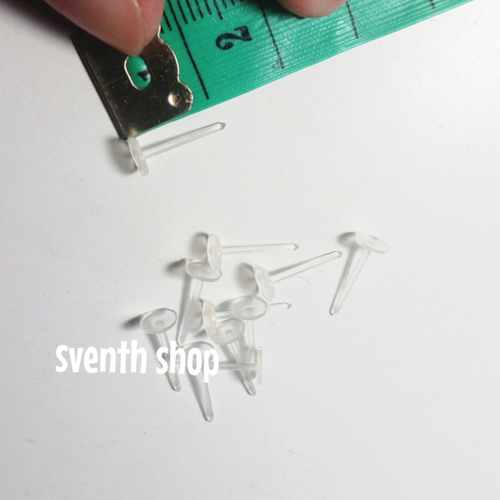 DIY Anting Tusuk Plastik Bahan Anting Plastik