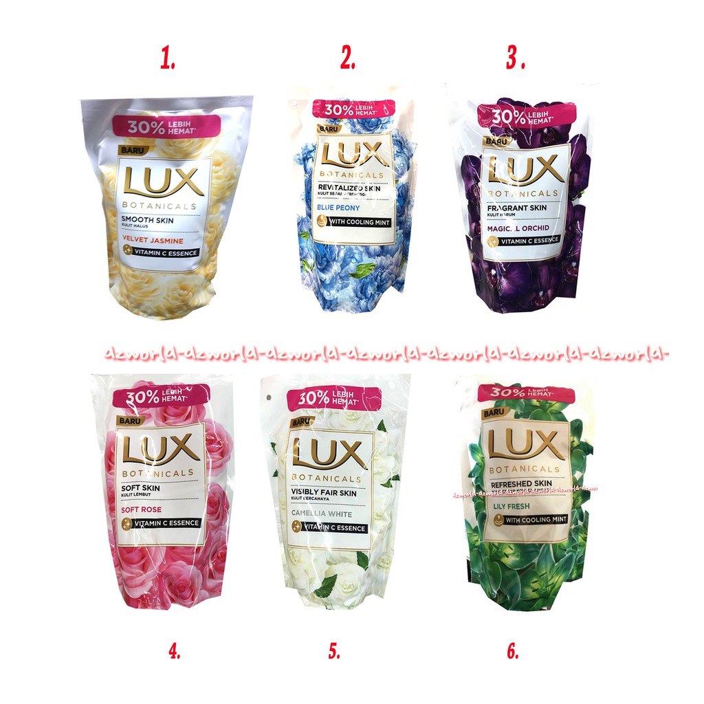 Lux Botanicals 450ml Fragrant Skin Magical Orchid Sabun Cair Pink Ungu Luxs