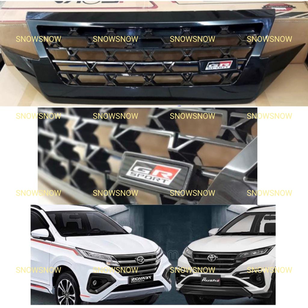 Grill Depan All New Rush Terios 2018 2021 2022 2023 Up GR SPORT Hitam