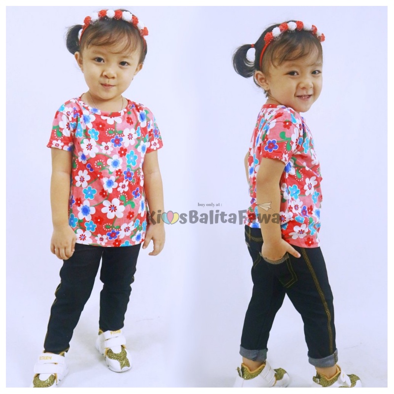 KANTONG Jeans Legging Anak uk Bayi - Remaja / Laki Perempuan Celana Panjang Anak Polos Denim Legging babycinnamon