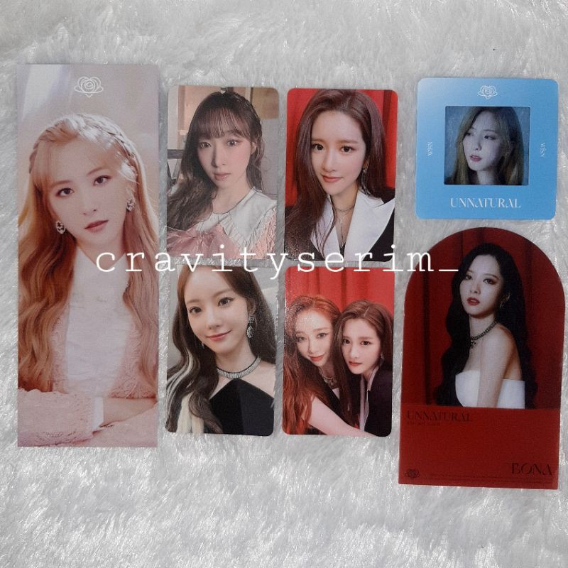 WJSN Unnatural Photocard Slogan PC Standee eunseo bona exy luda soobin yeonjung