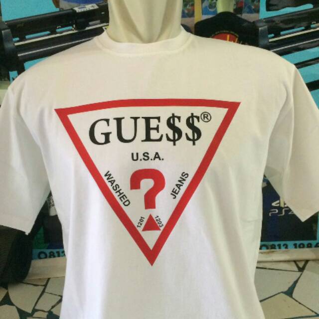 BIG SIZE 3XL 4XL...kaos/t shirt keren GUESS