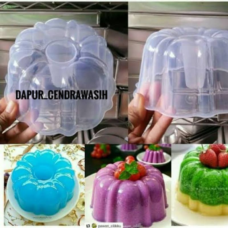 Cetakan Puding Polkadot AMERIKA AMERICA Kecil Mini