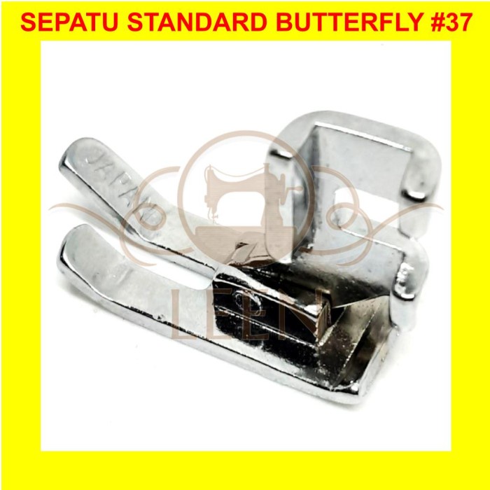 Sepatu Standard Lurus Butterfly Mesin Jahit Tradisional Hitam LEEN