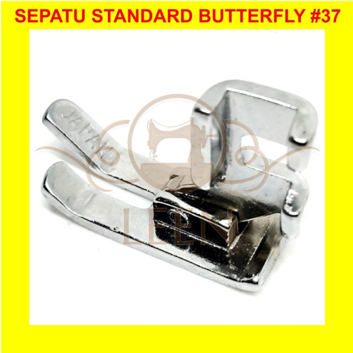 Sepatu Standard Lurus Butterfly Mesin Jahit Tradisional Hitam LEEN