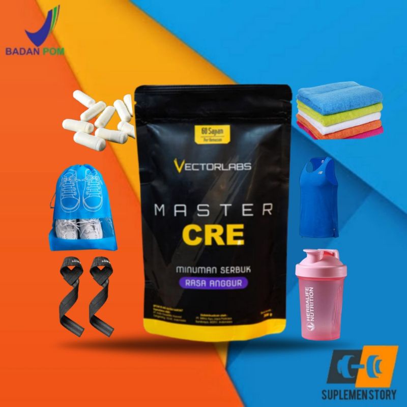 VECTORLABS MASTER CREATINE 300 GRAM 60 SERVING MASTERWHEY CREATINE CREVOLENE