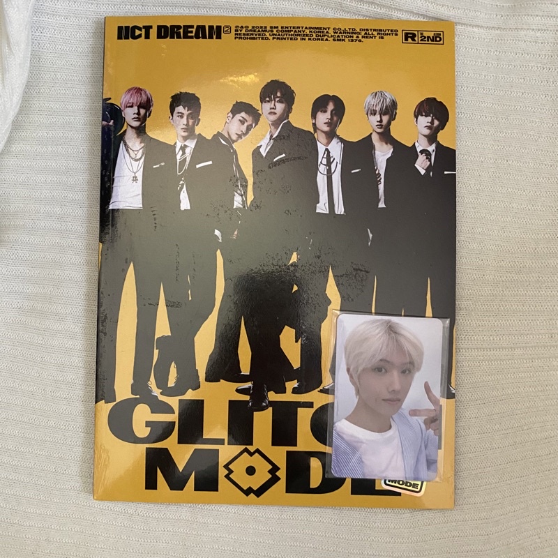 Glitch Mode NCT Dream Album Scratch Version Jisung POB SMstore