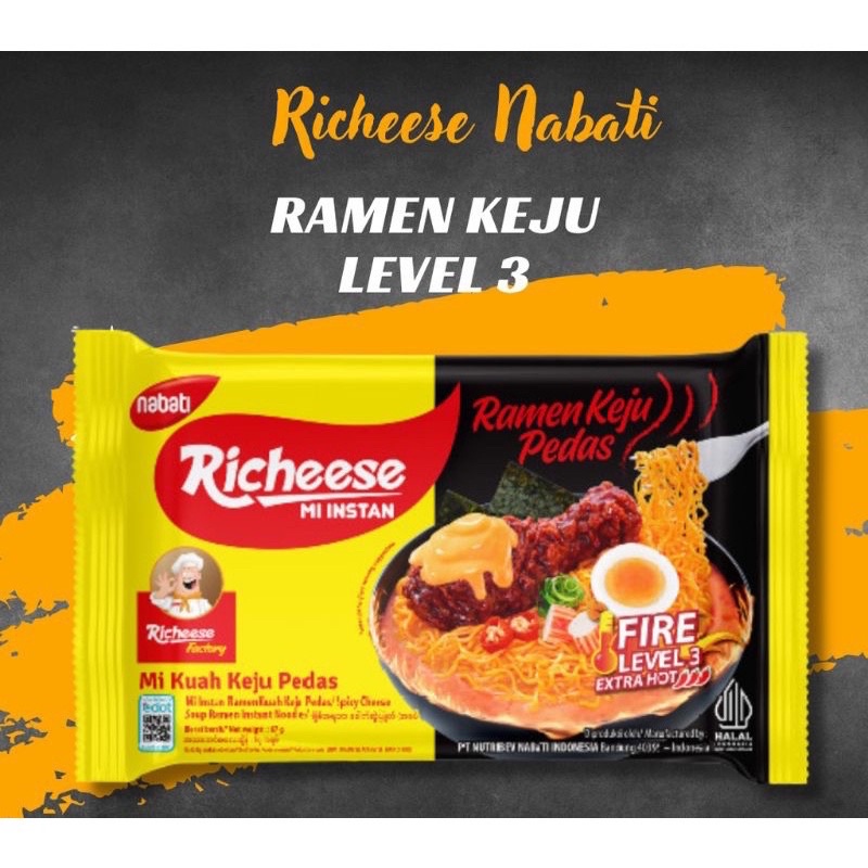 

‼️langsung kirim‼️Mie Richeese Lev 3 Kartonan (isi 40)