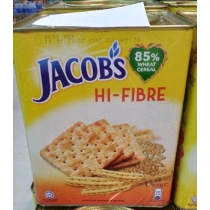 

JACOB'S HI-FIBRE Biscuits gandum 700 Gr