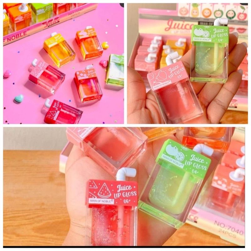 LIP GLOSS MODEL JUICE/ICECREAM OIL IMAN OF NOBLE