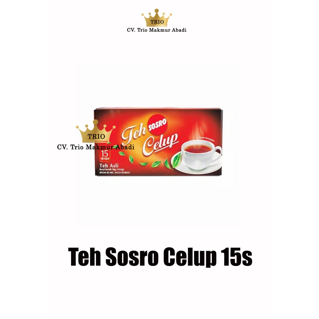 

Teh sosro celup 15pcs