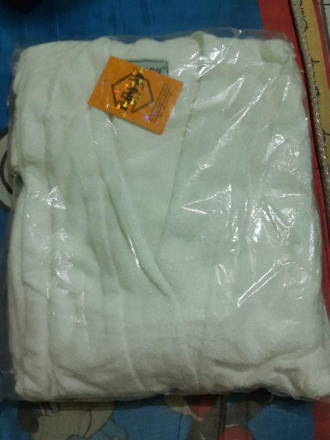 Kimono Handuk Putih Bersih Polos