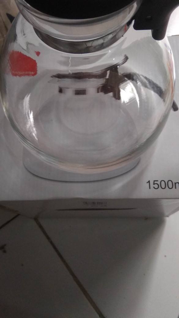 Coffee Pot / Tea Pot Full Glass Plus Handle Tahan Panas