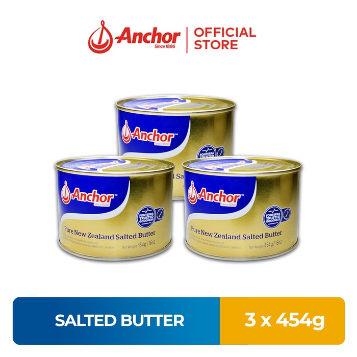 

fe20011vv Bundling Anchor Pure New Zealand Salted Butter 454Gr - 3 Pcs Xa201As