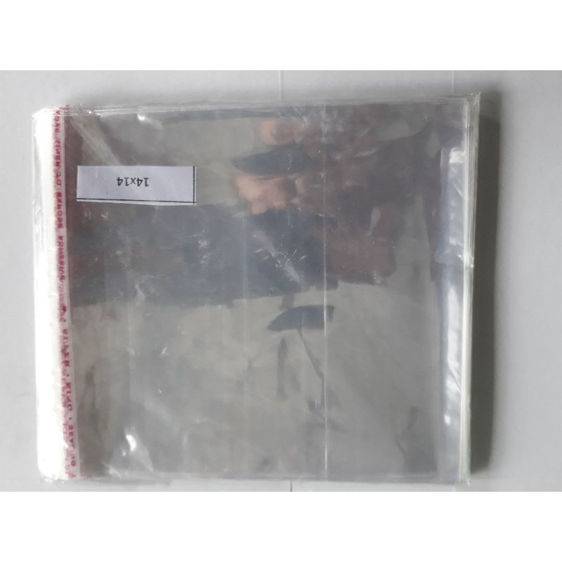 

Plastik OPP Seal Ukuran 14x14 100 Lembar / Plastik OPP Lem Ukuran 14x14