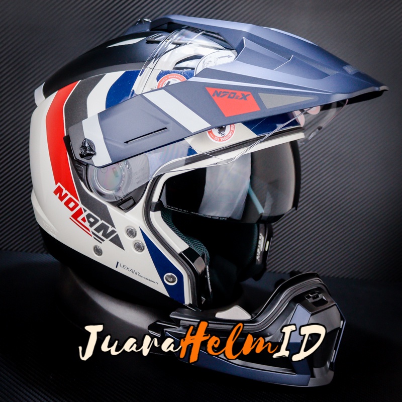 NOLAN HELM N702X DECURIO #33 / METAL WHITE / N70.2X DECURIO