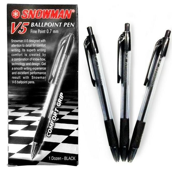 

Sale Pulpen Ballpoint Pen Cetek Snowman V5 Hitam Grosir Termurah - Hitam Qr0258