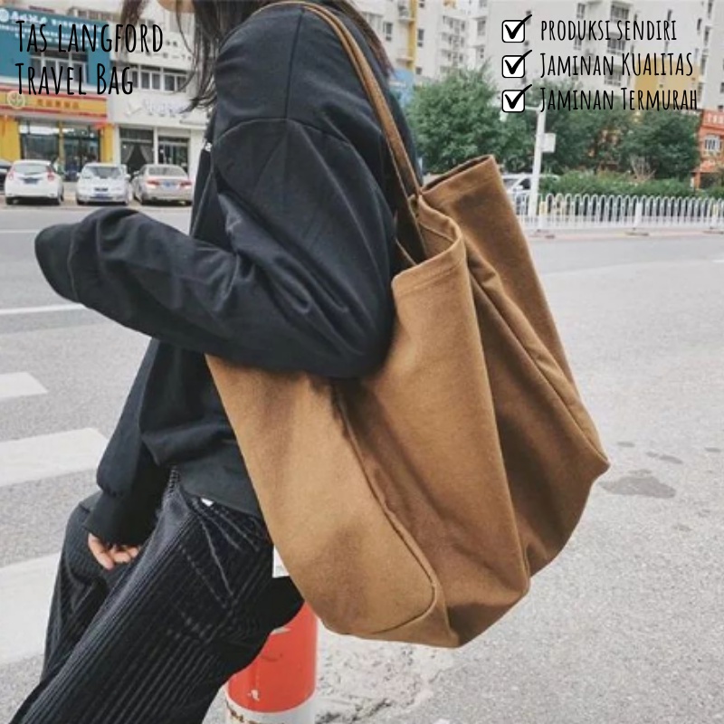 Tas Goodie Bag Sekolah Kuliah Kampus Remaja Model Korea Fashion Terbaru Termurah Kekinian Simple Outfit Elegan Premium Casual Import Lokal Original Bagus Kanvas Travel Perempuan Cewek Wanita