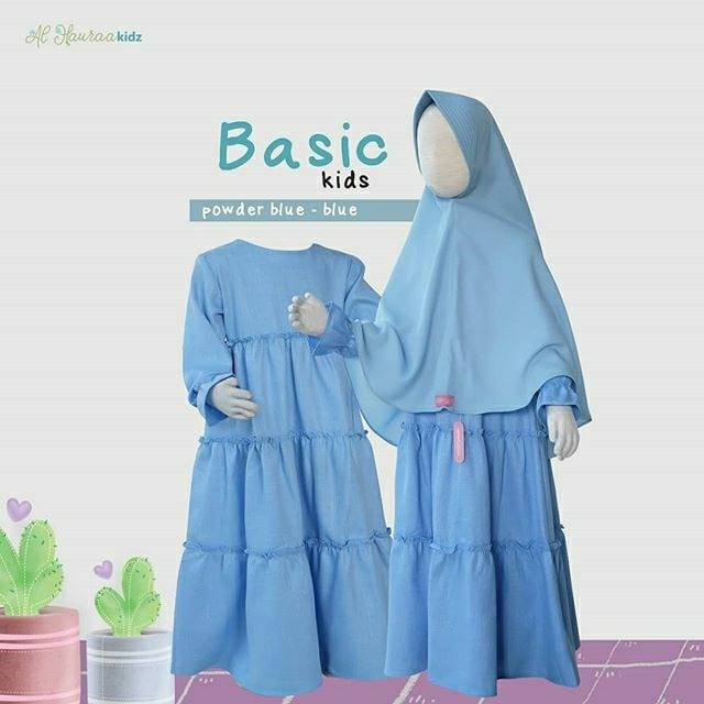 Gamis Basic Kids Alhauraa + Bergo