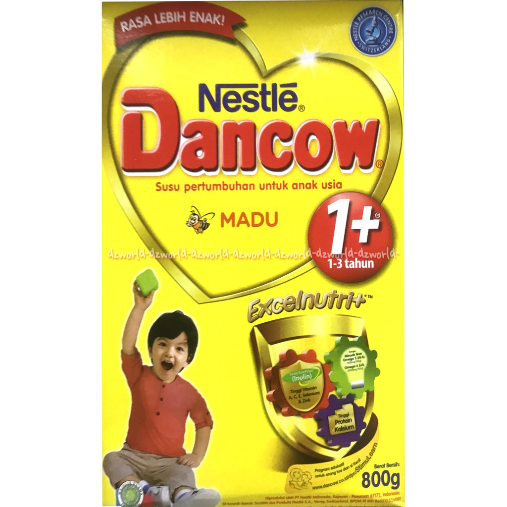 Dancow Nutritods 1+ 800gr Susu Dancow 1-3tahun Rasa Madu Honey
