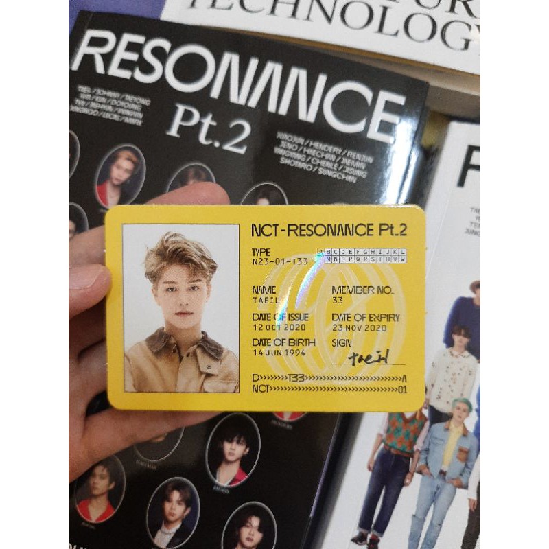 

ID CARD TAEIL DEPARTURE