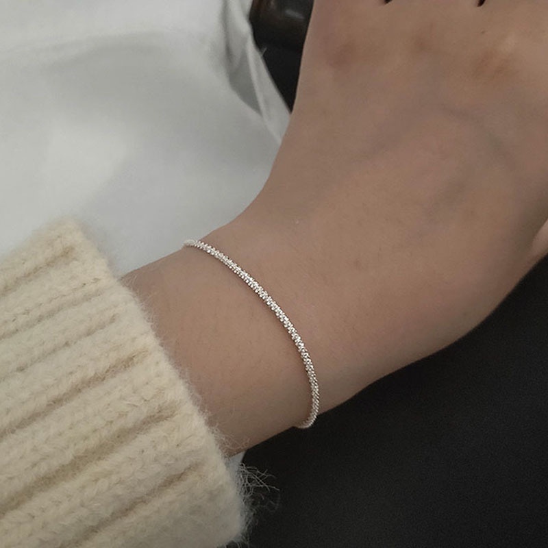 Korea Minimalist Sparkling Bracelet For Women Gifts for Friend Shiny Bling bracelet