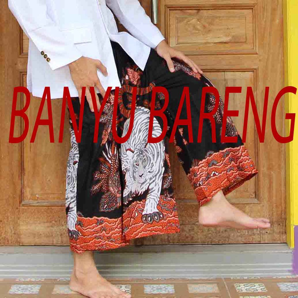 Celana sarung motif batik macan