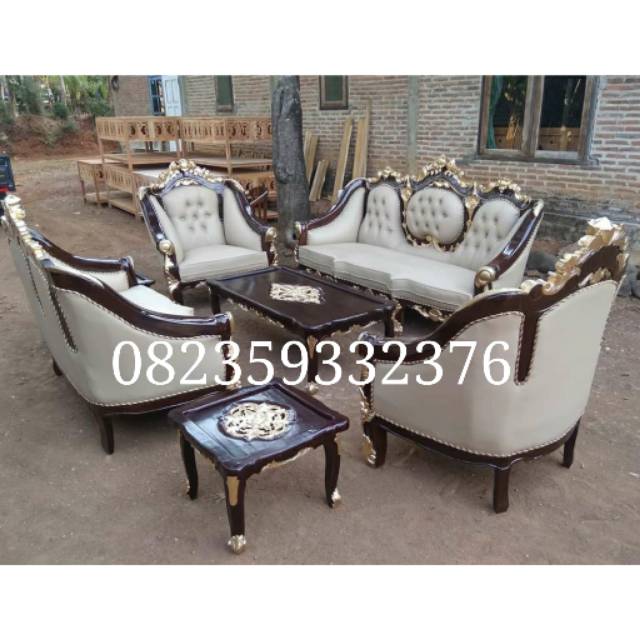 Kursi tamu sofa tamu ganesa jati