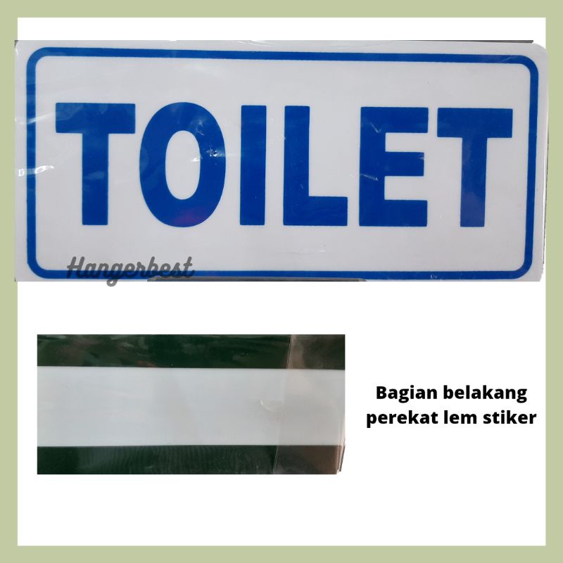 sign toilet akrilik/papan toilet wanita pria/papan toilet