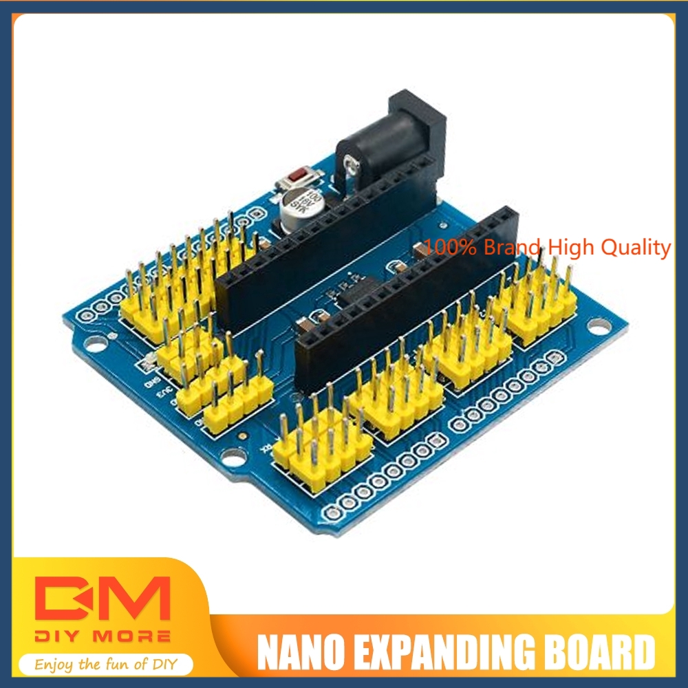 〖Factory Supplier/COD〗Board Expansion Board Sensor Shield Nano I / O Untuk Arduino R1 Nano 3.0