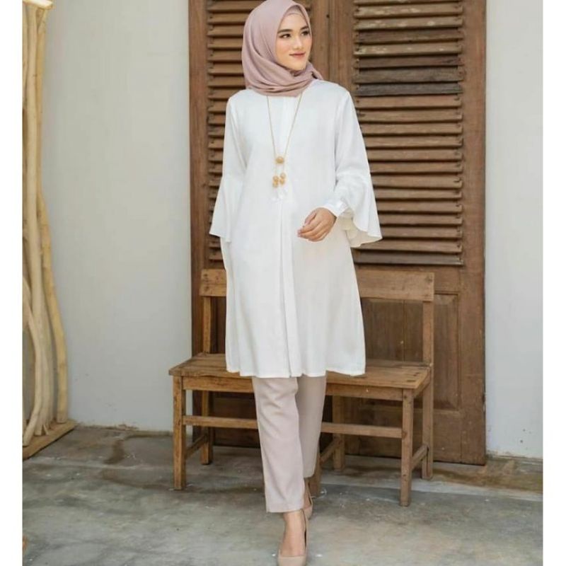 TUNIK TERBARU/LURI TUNIK BAHAN SHAKILA PREMIUM FIT TO L-XL