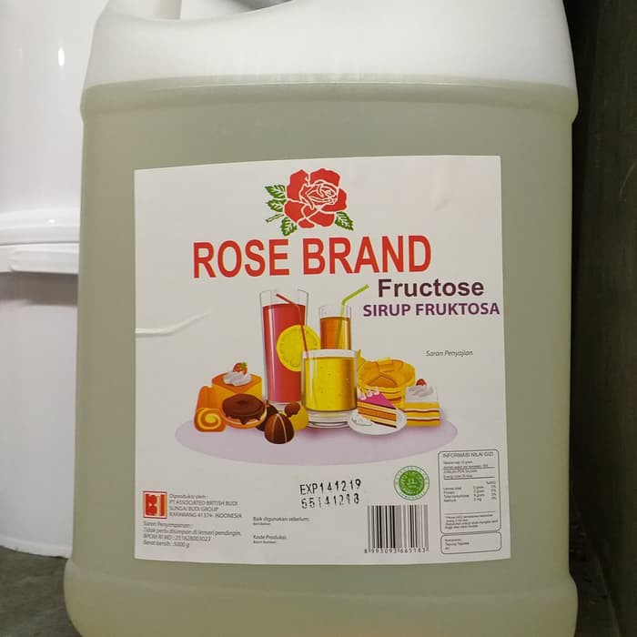 

gula cair rosebrand 5kg (gojek/grab only) sirup fruktosa fructose