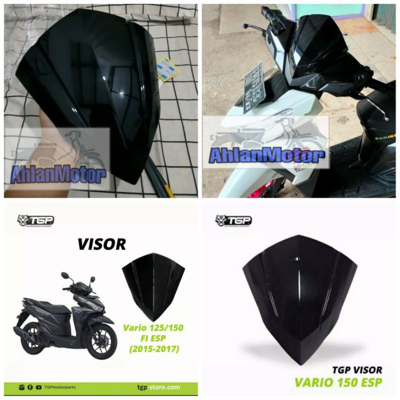 Visor Vario125-150 led 2016-2017 /visor Vario murah universal/visor vario led /visor vario 125-150