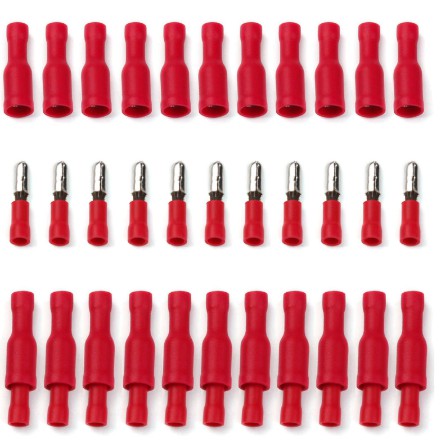 Bullet RED Merah Wire Connector Insulated Terminal Plug Kabel Crimp