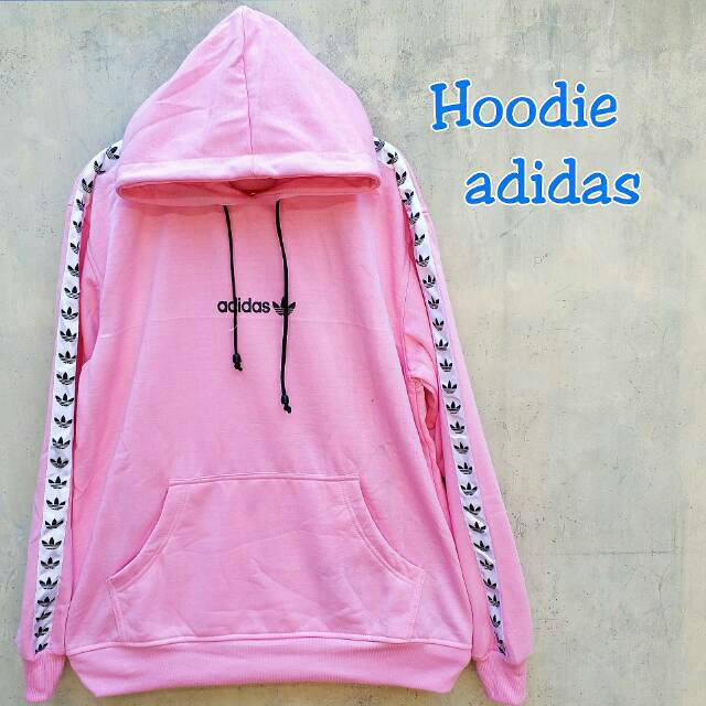 pink logo sweater