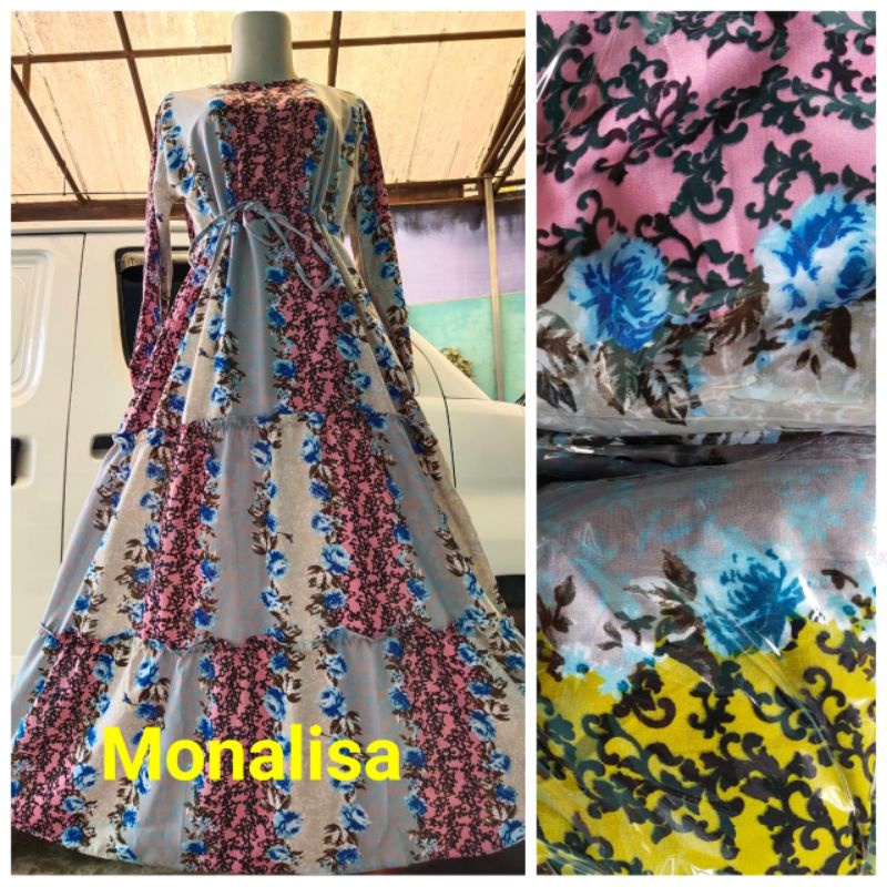 Baju gamis hijab wanita muslim moderen