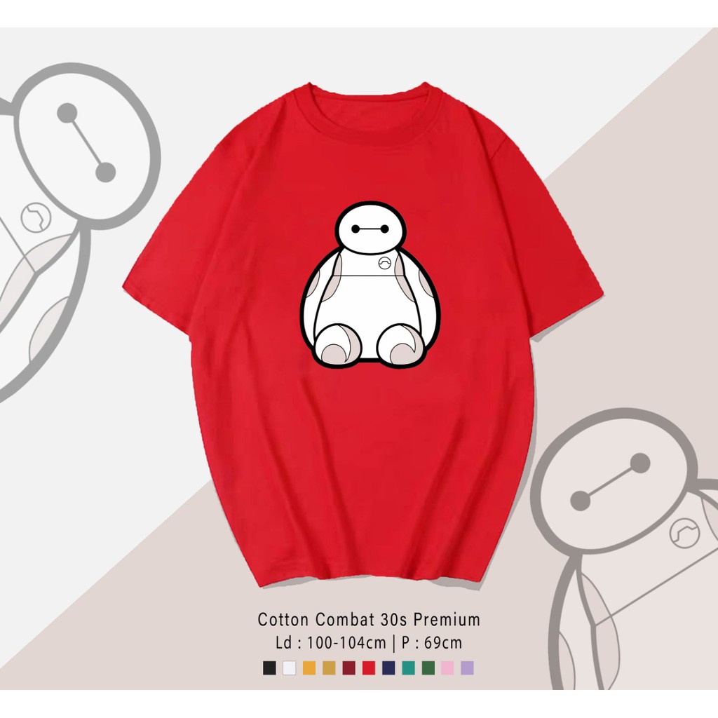 BAYMAX / TERMURAH / PREMIUM BAJU KAOS  / T-SHIRT / KATUN LENGAN PENDEK / TUMBLR TEE