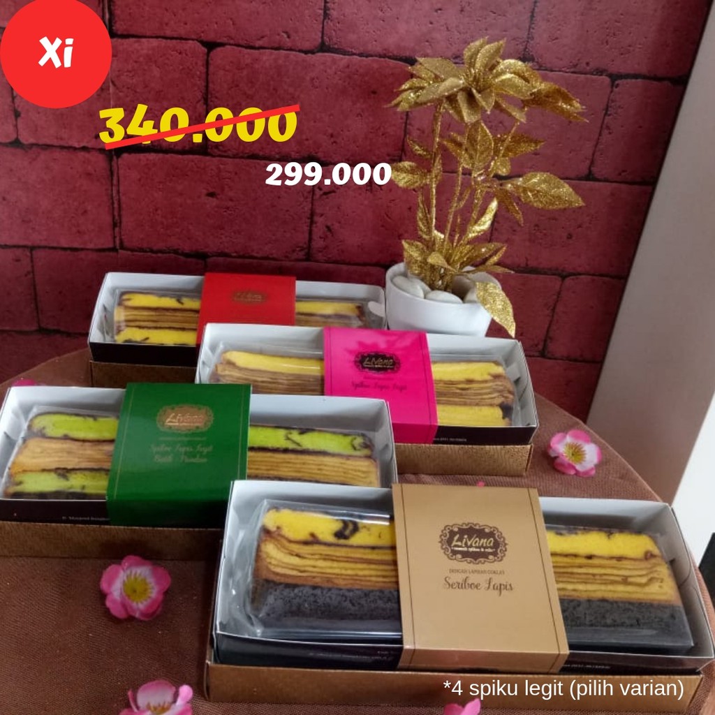 Jual Paket Hemat Imlek Kue Lapis Surabaya Spikoe Dan Lapis Legit