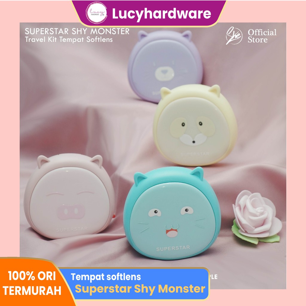 Superstar Shy Monster Travel Kit Tempat Softlens