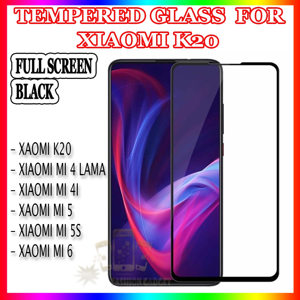 TEMPER GLASS XIAOMI K20 / XIAOMI MI 4 LAMA / XIOAMI MI 4I / XIOAMI MI 4S / XIOAMI MI 5 / XIAOMI MI 5S/ ANTI GORES KACA TEMPER GLASS