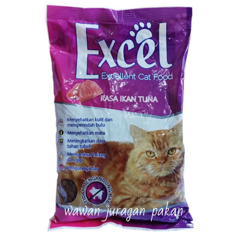 pakan kucing exel tuna 500 gr