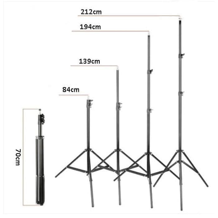 Tripod 2m for Studio Lightning Portable stand lampu