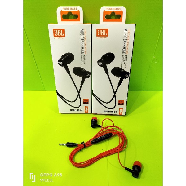 Hf headset handsfree earphone JBL model JB-02