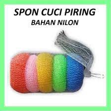 Serabut Cuci Piring Bentuk Donat Warna / Spon Cuci Piring Nylon / Spons Cuci Piring Gelas