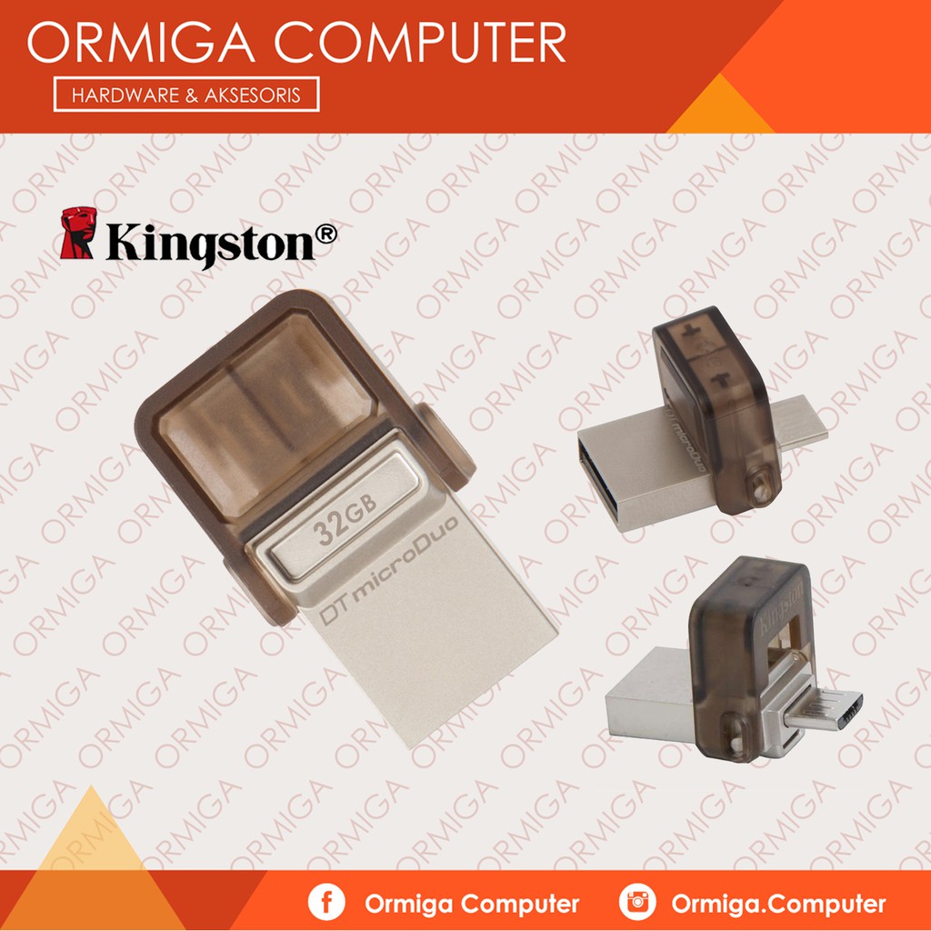 FLASHDISK OTG KINGSTON 32 GB USB 2.0 ORIGINAL