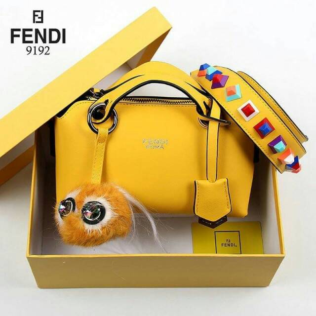 Tas Fendi ByTheWay Boston mini seri 9192 Tas Grosir Tas Import Tas Grosir Tas Batam