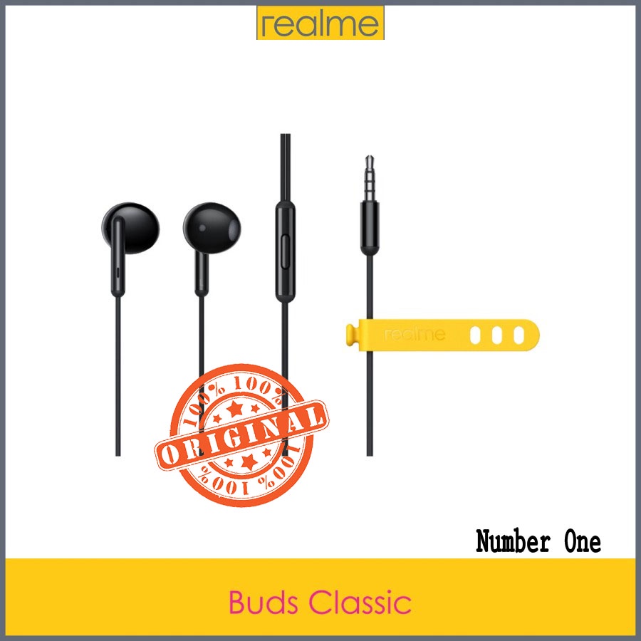 Headset Realme Buds Classic Original Earphone Realme Buds