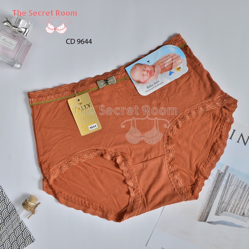 TALLY CD CELANA DALAM 9644 I FREE SIZE I FIT XL I BAHAN BABY SKIN MIX RENDA