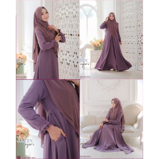 Gamis Jazzy Syar'i by @elhijab_official.id