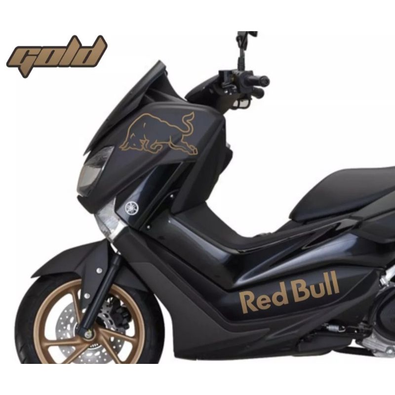 stiker cutting nmax red bull